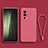 Custodia Silicone Ultra Sottile Morbida 360 Gradi Cover YK2 per Xiaomi Poco F5 Pro 5G Rosa Caldo