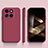 Custodia Silicone Ultra Sottile Morbida 360 Gradi Cover YK3 per Xiaomi Mi 14 5G Rosa Caldo