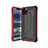 Custodia Silicone Ultra Sottile Morbida 360 Gradi Cover Z01 per Apple iPhone 11 Pro Rosso e Nero