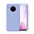 Custodia Silicone Ultra Sottile Morbida 360 Gradi Cover Z04 per Huawei Mate 30 Pro 5G Cielo Blu