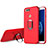 Custodia Silicone Ultra Sottile Morbida con Anello Supporto A01 per Huawei Honor Play 7X Rosso