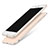 Oro Custodia Silicone Ultra Sottile Morbida con Anello Supporto A04 per Apple iPhone 7 Plus Oro