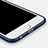 Custodia Silicone Ultra Sottile Morbida con Anello Supporto per Apple iPhone 6S Blu