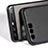 Custodia Silicone Ultra Sottile Morbida con Anello Supporto per Huawei P10 Plus Nero