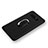 Custodia Silicone Ultra Sottile Morbida con Anello Supporto per Samsung Galaxy Note 8 Duos N950F Nero