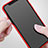 Custodia Silicone Ultra Sottile Morbida con Anello Supporto T01 per Apple iPhone Xs Max Rosso