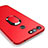 Custodia Silicone Ultra Sottile Morbida con Magnetico Anello Supporto per Huawei Honor V20 Rosso