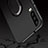 Custodia Silicone Ultra Sottile Morbida con Magnetico Anello Supporto per Huawei P30 Nero