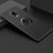 Custodia Silicone Ultra Sottile Morbida con Magnetico Anello Supporto per OnePlus 6T Nero