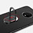 Custodia Silicone Ultra Sottile Morbida con Magnetico Anello Supporto per OnePlus 7T Nero