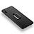 Custodia Silicone Ultra Sottile Morbida con Magnetico Anello Supporto per Xiaomi Mi 8 Screen Fingerprint Edition Nero