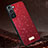 Custodia Silicone Ultra Sottile Morbida Cover A01 per Samsung Galaxy S21 Plus 5G Rosso