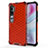Custodia Silicone Ultra Sottile Morbida Cover C02 per Xiaomi Mi Note 10 Pro Rosso