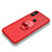 Custodia Silicone Ultra Sottile Morbida Cover con Anello Supporto per Xiaomi Mi 8 Rosso