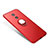 Custodia Silicone Ultra Sottile Morbida Cover con Anello Supporto per Xiaomi Redmi 5 Rosso