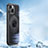 Custodia Silicone Ultra Sottile Morbida Cover con Mag-Safe Magnetic AC1 per Apple iPhone 14 Plus Nero