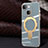 Custodia Silicone Ultra Sottile Morbida Cover con Mag-Safe Magnetic C01 per Apple iPhone 14 Grigio