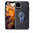 Custodia Silicone Ultra Sottile Morbida Cover con Magnetico Anello Supporto A01 per Apple iPhone 11 Pro Max Blu