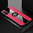 Custodia Silicone Ultra Sottile Morbida Cover con Magnetico Anello Supporto A01 per Huawei Enjoy Z 5G Rosa Caldo