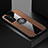 Custodia Silicone Ultra Sottile Morbida Cover con Magnetico Anello Supporto A01 per Huawei Honor 30