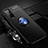 Custodia Silicone Ultra Sottile Morbida Cover con Magnetico Anello Supporto A01 per Huawei Honor 30S
