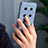Custodia Silicone Ultra Sottile Morbida Cover con Magnetico Anello Supporto A01 per Huawei Mate 40