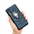 Custodia Silicone Ultra Sottile Morbida Cover con Magnetico Anello Supporto A01 per Huawei P20 Pro