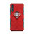 Custodia Silicone Ultra Sottile Morbida Cover con Magnetico Anello Supporto A01 per Huawei P20 Pro