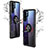 Custodia Silicone Ultra Sottile Morbida Cover con Magnetico Anello Supporto A01 per Huawei P30 Pro