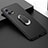 Custodia Silicone Ultra Sottile Morbida Cover con Magnetico Anello Supporto A01 per Motorola Moto Edge S30 Pro 5G Nero