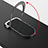 Custodia Silicone Ultra Sottile Morbida Cover con Magnetico Anello Supporto A01 per Nokia 7 Plus