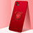 Custodia Silicone Ultra Sottile Morbida Cover con Magnetico Anello Supporto A01 per Oppo A53 5G Rosso