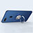 Custodia Silicone Ultra Sottile Morbida Cover con Magnetico Anello Supporto A01 per Oppo A7