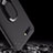 Custodia Silicone Ultra Sottile Morbida Cover con Magnetico Anello Supporto A01 per Oppo RX17 Neo