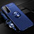 Custodia Silicone Ultra Sottile Morbida Cover con Magnetico Anello Supporto A01 per Samsung Galaxy S21 Plus 5G