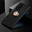 Custodia Silicone Ultra Sottile Morbida Cover con Magnetico Anello Supporto A01 per Xiaomi Mi 10T 5G Oro e Nero