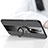 Custodia Silicone Ultra Sottile Morbida Cover con Magnetico Anello Supporto A01 per Xiaomi Poco X2
