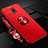 Custodia Silicone Ultra Sottile Morbida Cover con Magnetico Anello Supporto A01 per Xiaomi Redmi 8A