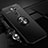 Custodia Silicone Ultra Sottile Morbida Cover con Magnetico Anello Supporto A01 per Xiaomi Redmi Note 8 Pro Nero