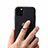 Custodia Silicone Ultra Sottile Morbida Cover con Magnetico Anello Supporto A02 per Apple iPhone 11 Pro Max