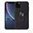 Custodia Silicone Ultra Sottile Morbida Cover con Magnetico Anello Supporto A02 per Apple iPhone 11 Pro Max Nero