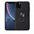 Custodia Silicone Ultra Sottile Morbida Cover con Magnetico Anello Supporto A02 per Apple iPhone 11 Pro Nero