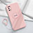 Custodia Silicone Ultra Sottile Morbida Cover con Magnetico Anello Supporto A02 per Oppo K7x 5G