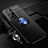 Custodia Silicone Ultra Sottile Morbida Cover con Magnetico Anello Supporto A02 per Samsung Galaxy S21 Ultra 5G