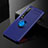 Custodia Silicone Ultra Sottile Morbida Cover con Magnetico Anello Supporto A02 per Xiaomi Mi 10 Pro