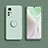 Custodia Silicone Ultra Sottile Morbida Cover con Magnetico Anello Supporto A02 per Xiaomi Mi 12 Pro 5G Verde Pastello
