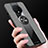 Custodia Silicone Ultra Sottile Morbida Cover con Magnetico Anello Supporto A03 per OnePlus 7T