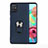 Custodia Silicone Ultra Sottile Morbida Cover con Magnetico Anello Supporto A03 per Samsung Galaxy A71 5G