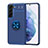 Custodia Silicone Ultra Sottile Morbida Cover con Magnetico Anello Supporto A03 per Samsung Galaxy S21 5G