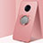 Custodia Silicone Ultra Sottile Morbida Cover con Magnetico Anello Supporto A03 per Vivo Nex 3 5G Oro Rosa